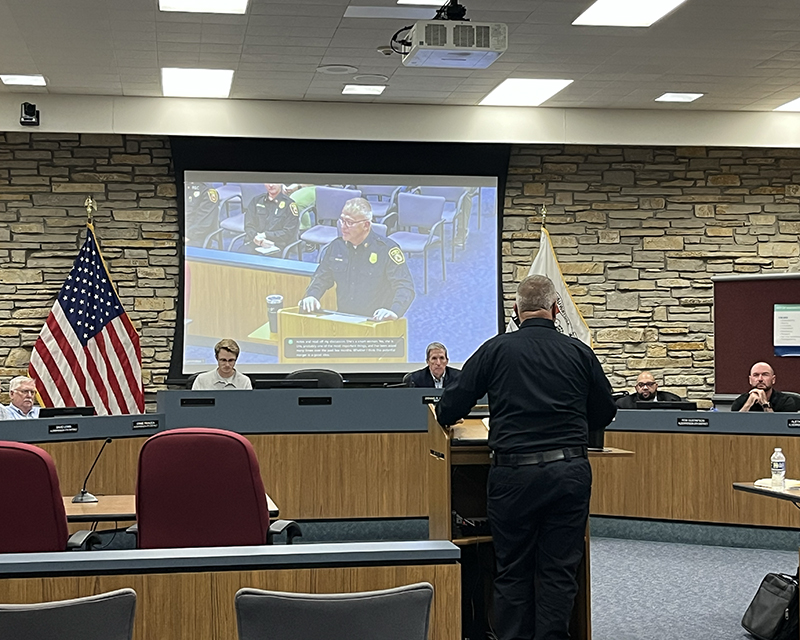 Chief Case at the council