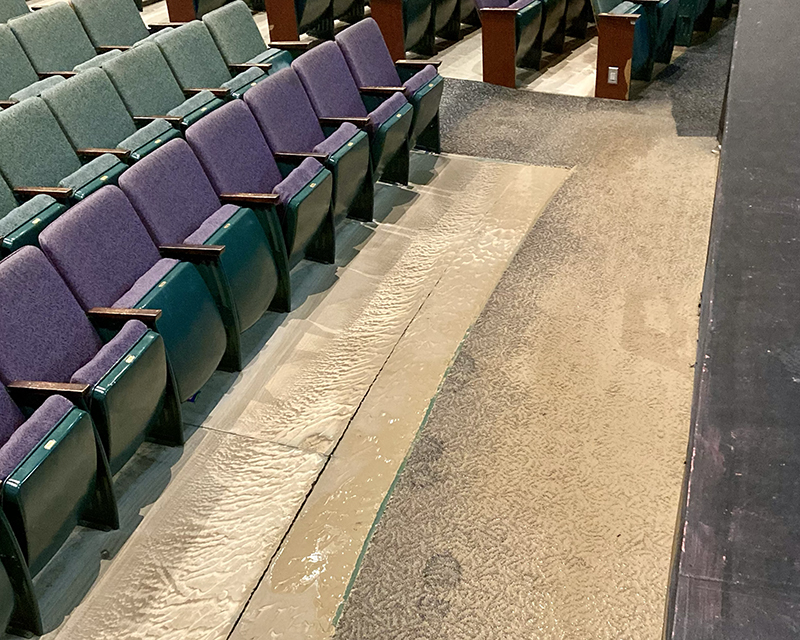 Tosa West theater flooding